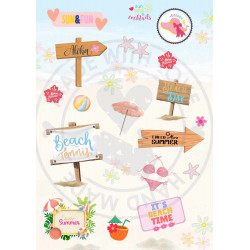 Juffrouw Muis Paperpad - Beach Day