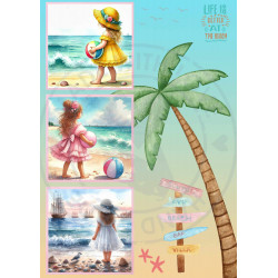 Juffrouw Muis Paperpad - Beach Day