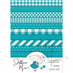 iny Cardstock -  A5 - Turquoise