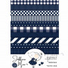 Tiny Cardstock -  A5 - Donkerblauw - Silk Edition