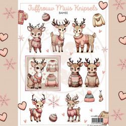 Juffrouw Muis Knipsel - Bambi