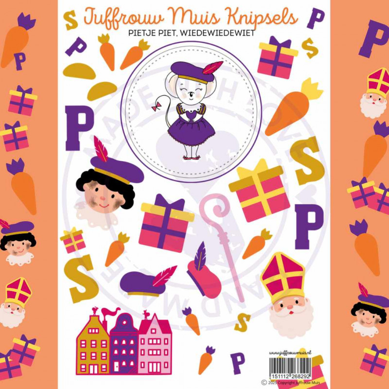 Juffrouw Muis Knipsel - Pietje piet, wiedewiedewiet