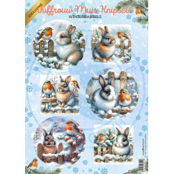 Juffrouw Muis Knipsel - Winterbabbels