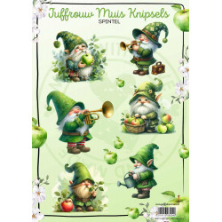 Juffrouw Muis Knipsel - Spintel