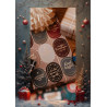 Christmas stickervel - wensen