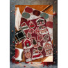 Christmas stickervel - wensen