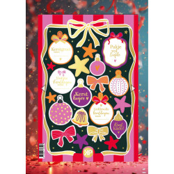 Christmas stickervel - Colorful