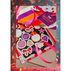 Christmas stickervel - Colorful