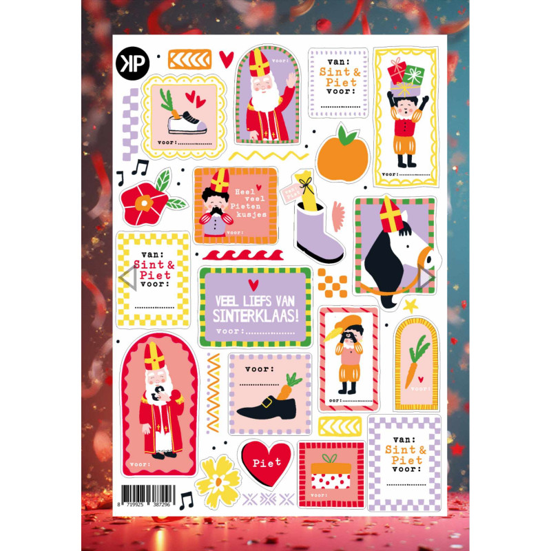 Sinterklaasfeest stickers