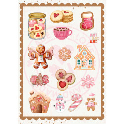 Juffrouw Muis Paperpad - Gingerbread Cookie