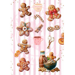 Juffrouw Muis Paperpad - Gingerbread Cookie
