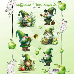 Juffrouw Muis Knipsel - Spintel
