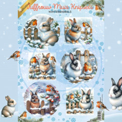 Juffrouw Muis Knipsel - Winterbabbels