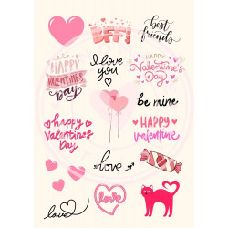 Tiny Cardstock -  LOVE