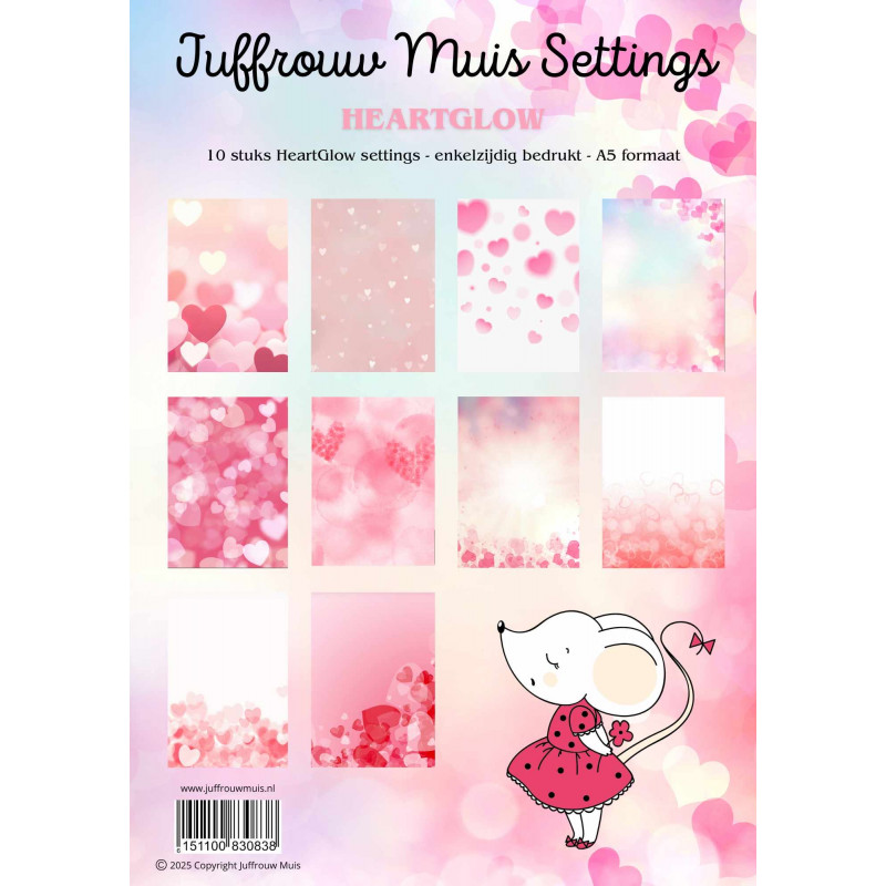 Juffrouw Muis Setting -  Heartglow