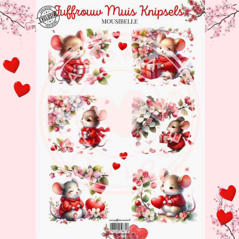 Juffrouw Muis Knipsel - Mousibelle - Exclusive