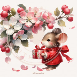 Juffrouw Muis Journal Cards - 8 stuks assorti