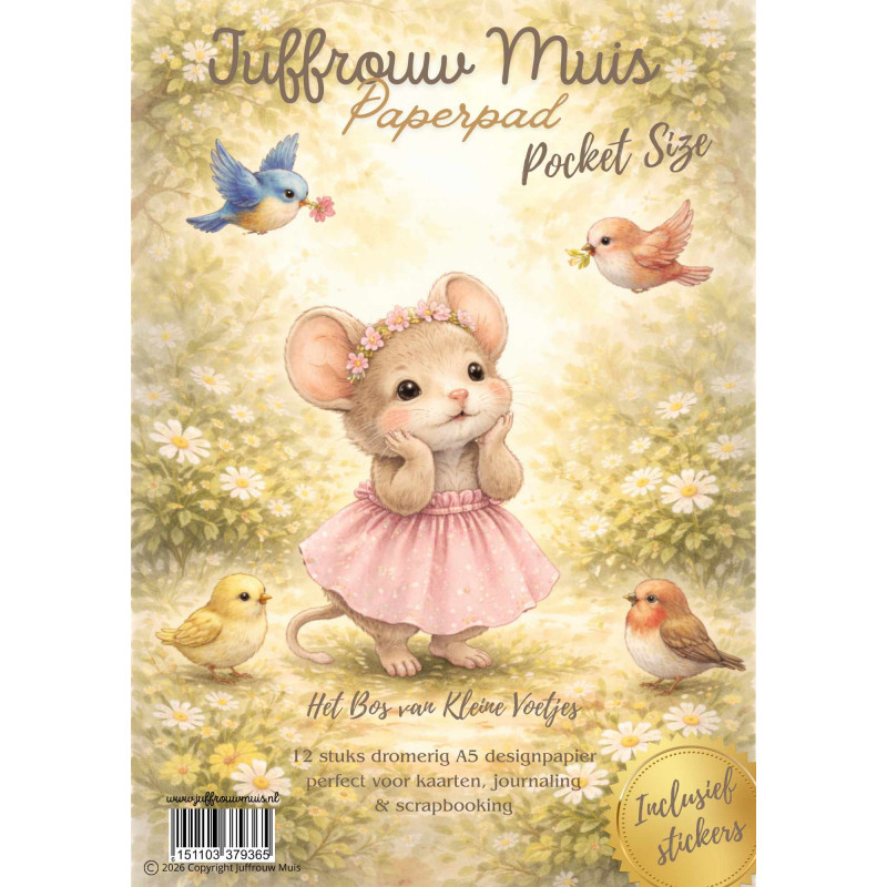 Paperpad Pocket sized -  Het bos van de Kleine Voetjes