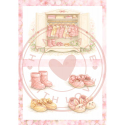 Paperpad Pocket sized -  Luna Bunny - Blossom Dreams