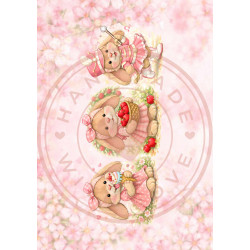 Paperpad Pocket sized -  Luna Bunny - Blossom Dreams