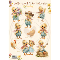 Juffrouw Muis Knipsel - Ducky