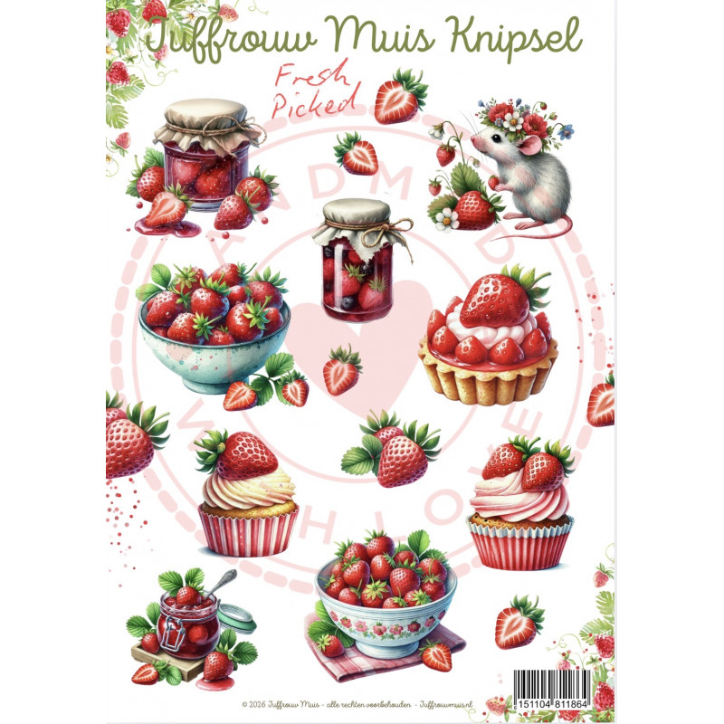 Juffrouw Muis Knipsel - Fresh Picked