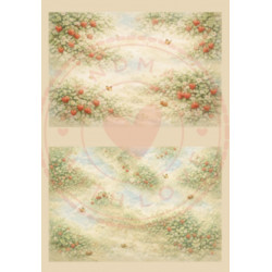 Paperpad Pocket sized -  Sweet Strawberry days