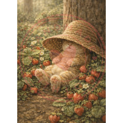 Paperpad Journal Cards -  A6 - Strawberry Garden Dreams