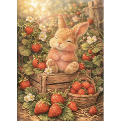 Paperpad Journal Cards -  A6 - Strawberry Garden Dreams
