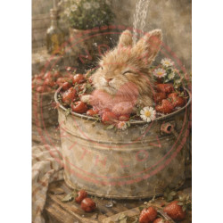 Paperpad Journal Cards -  A6 - Strawberry Garden Dreams