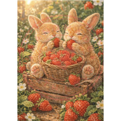 Paperpad Journal Cards -  A6 - Strawberry Garden Dreams