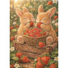 Paperpad Journal Cards -  A6 - Strawberry Garden Dreams