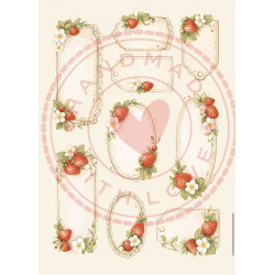 Paperpad Journal Cards -  A6 - Strawberry Garden Dreams