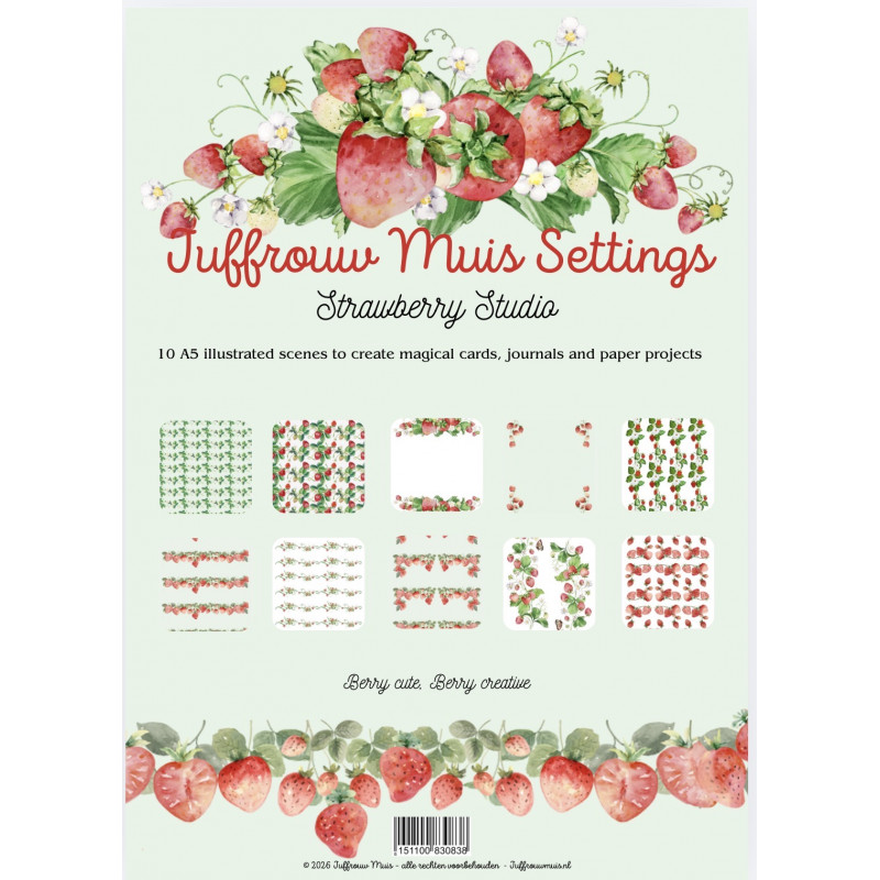 Juffrouw Muis Setting -  Strawberry Studio