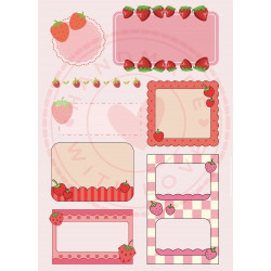 Paperpad Pocket sized -  Strawberry Studio