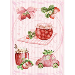 Paperpad Pocket sized -  Strawberry Studio