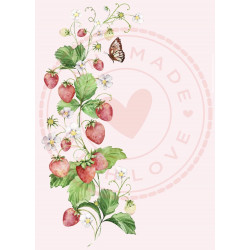 Paperpad Pocket sized -  Strawberry Studio