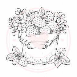 Juffrouw Muis - Coloring Pad - Sweet Strawberry