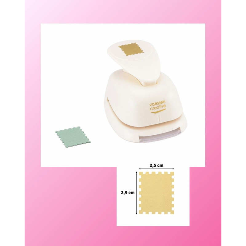 Vaessen Creative  - Figuurpons - Postzegel - Maxi