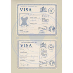 Juffrouw Muis Paperpad - Pocket Size - Time To Travel