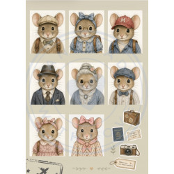 Juffrouw Muis Paperpad - Pocket Size - Time To Travel
