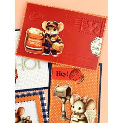 Vaessen Creative - 3D Embossing Folder - Ansichtkaart 11x15