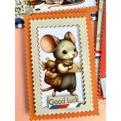 Vaessen Creative  3D Embossing Folder - Postzegel 11x15