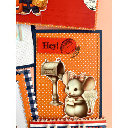 Vaessen Creative  3D Embossing Folder - Postzegel 11x15
