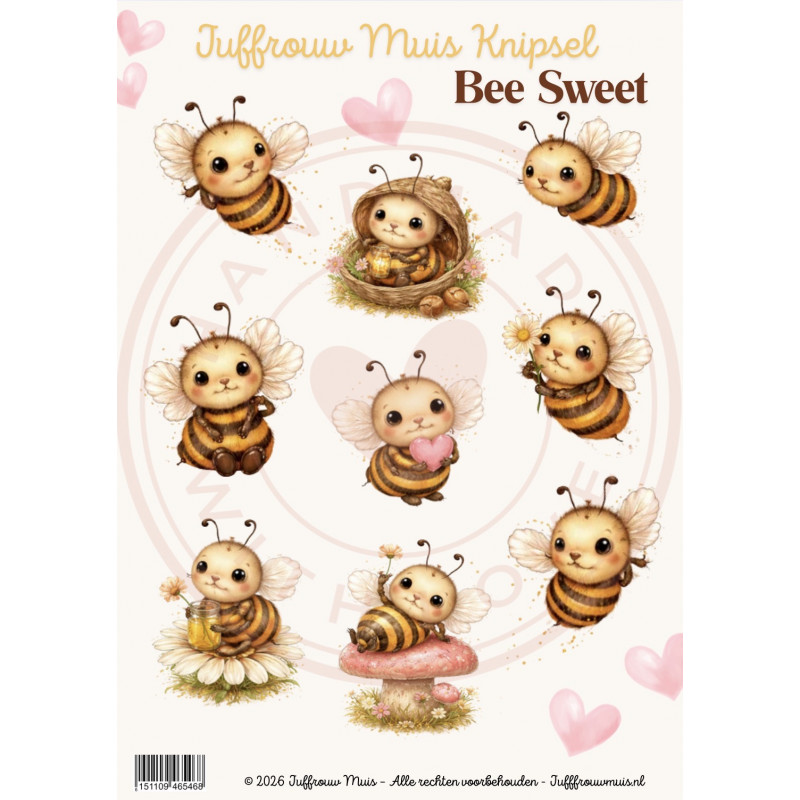 Juffrouw Muis Knipsel - Bee Sweet
