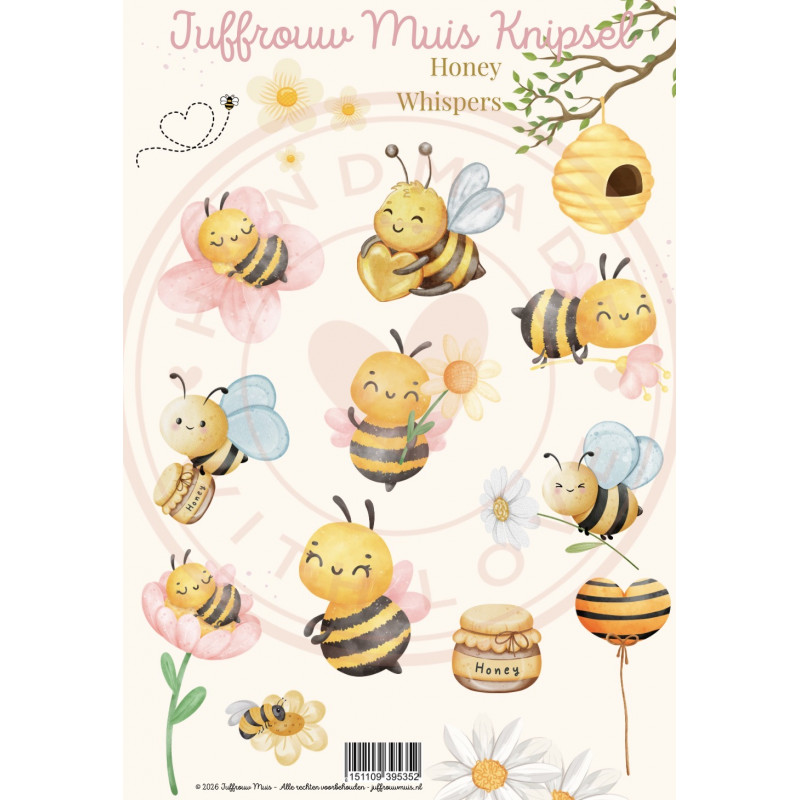 Juffrouw Muis Knipsel - Honey Whispers
