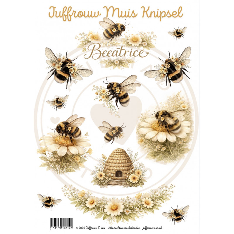 Juffrouw Muis Knipsel - Beeatrice