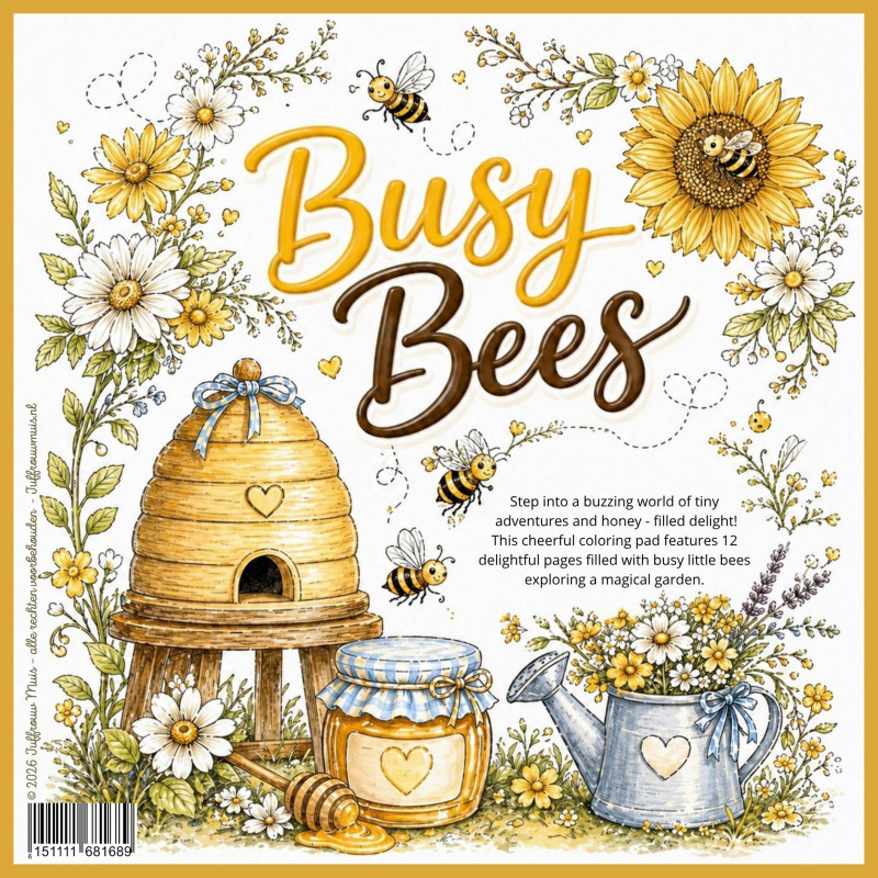 Juffrouw Muis - Coloring Pad - Bussy Bees
