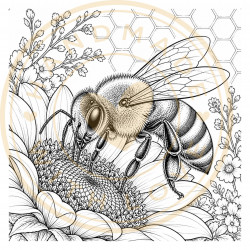 Juffrouw Muis - Coloring Pad - Bussy Bees