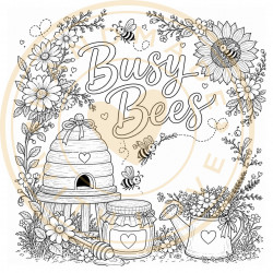 Juffrouw Muis - Coloring Pad - Bussy Bees